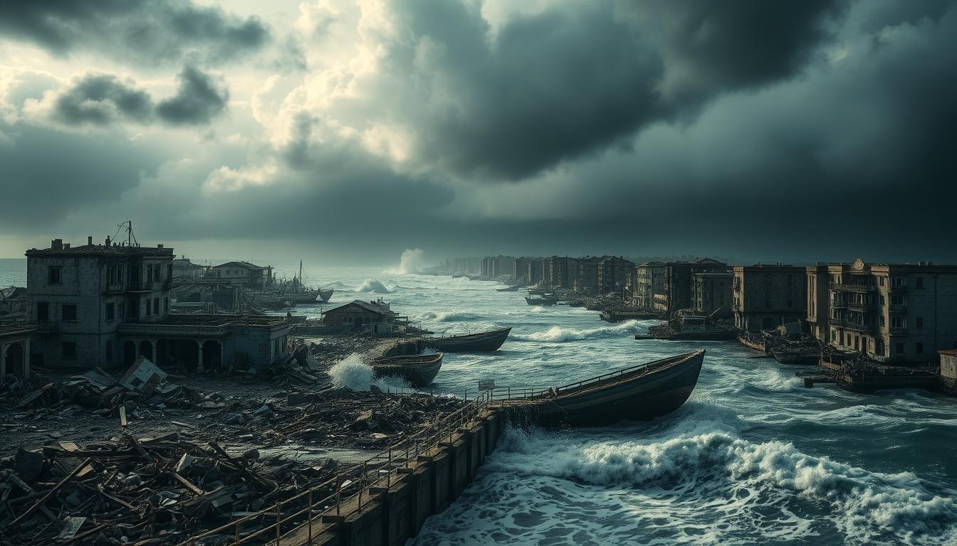 tsunami After 2 Earthquake in Russia